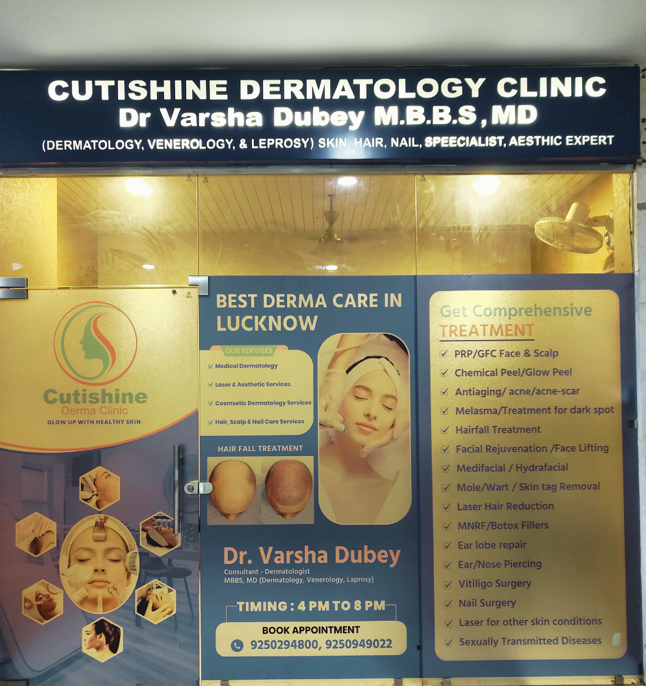Front Image Cutishine Derma Clinic Lucknow Best Skin Clinic