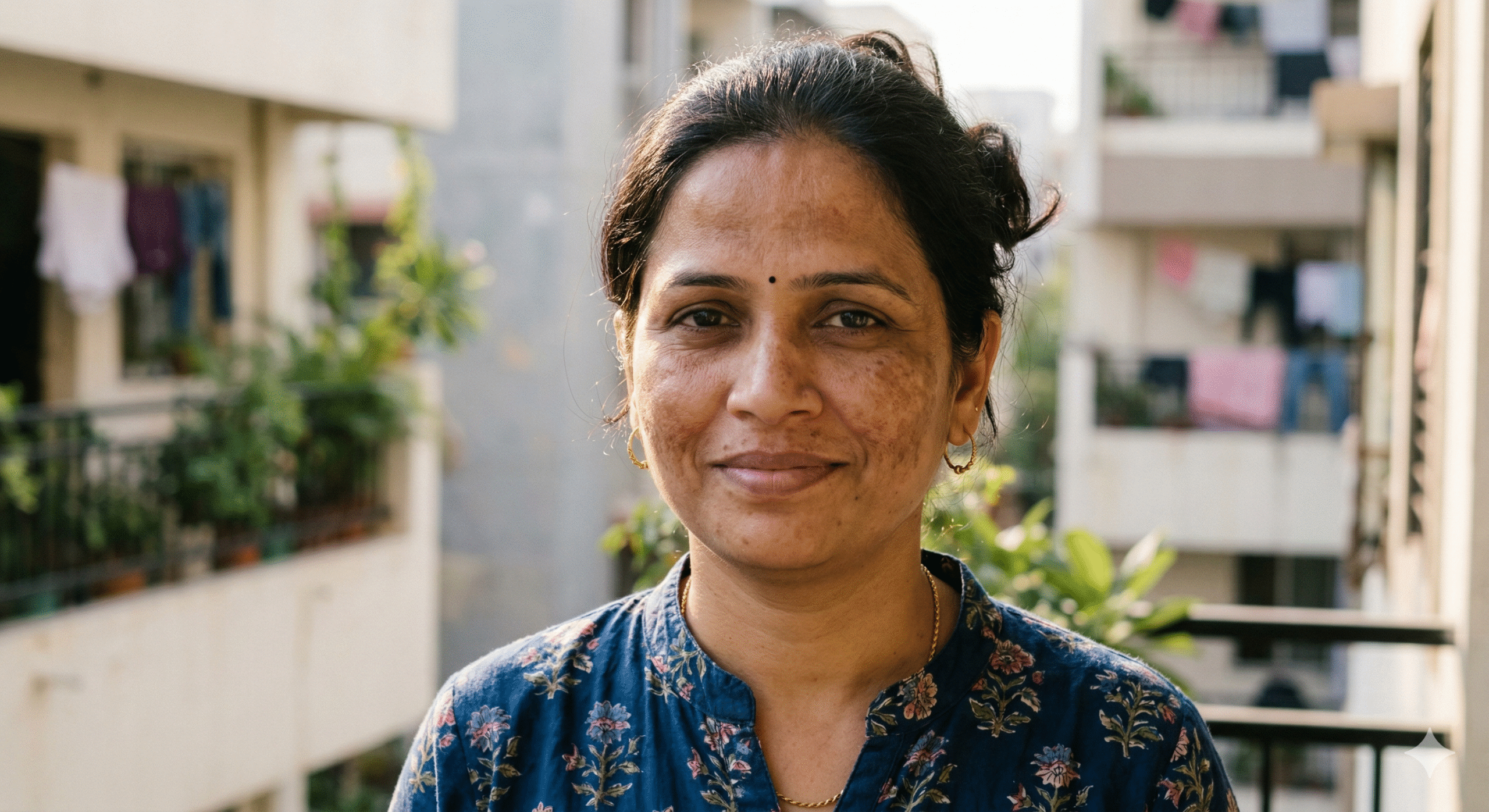 indian women with Melasma